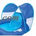 SwimWays Spring Float Recliner Pool Lounge Chair w/ Sun Canopy, Blue | 13022   